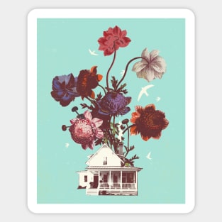 FLOWER HOUSE Sticker